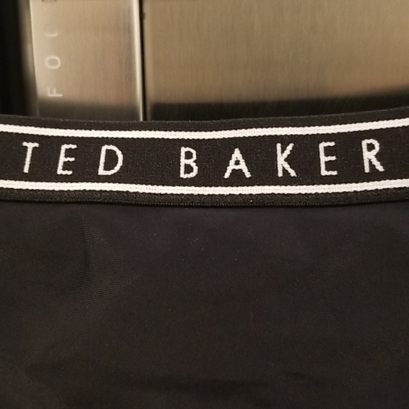 💕TED BAKER LONDON💕 Reetta Logo Bikini Bottoms Black TB4 US 10 NWT - Picture 10 of 16